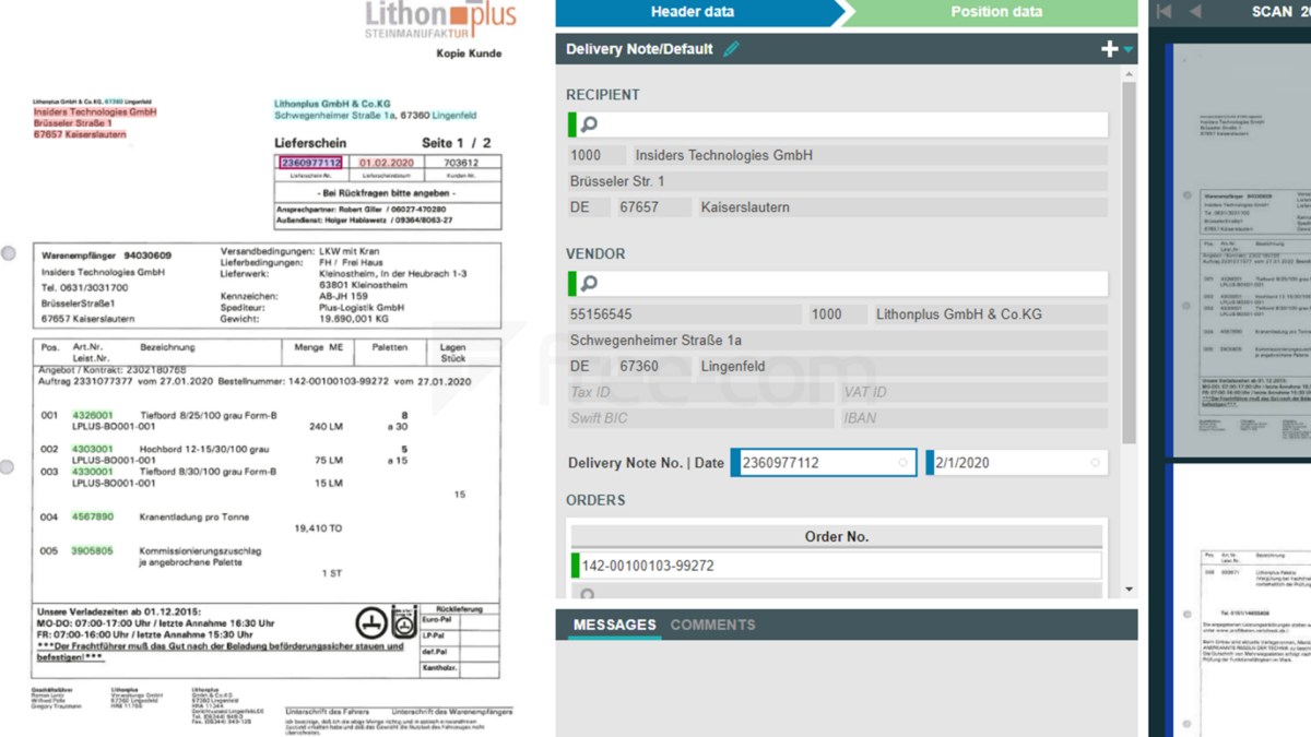 Automatic Data Extraction and Flexible Document Processing